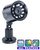 B/W Water Resistant Infrared Camera